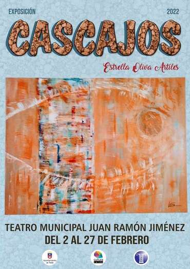 Cartel de la exposición Cascajos, una muestra pictórica de Estrella Oliva Artiles / TA